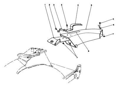 Side Discharge Chute Model No. 59108 (Optional) Diagram and Parts List for 20684 4000001 - 4999999 Toro Lawn Mower
