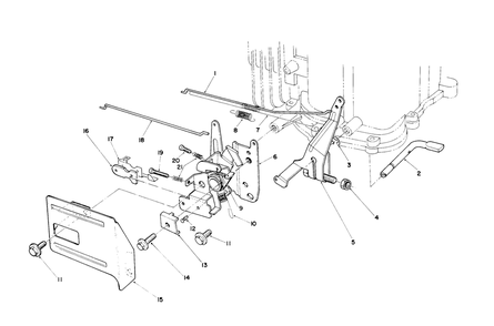 Governor Assembly (Engine No. Vmg6, Vmj8 & Vmk9) Diagram and Parts List for 26620BG 0009001 - 0999999 Toro Lawn Mower