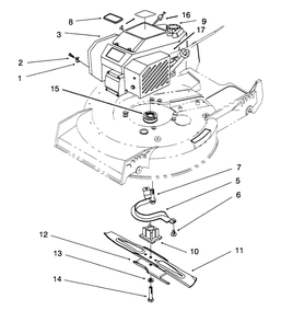 Part Location Diagram of 93-1367 Toro Engine