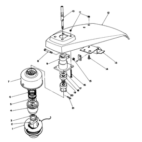 Trimmer Head Assembly Diagram and Parts List for 51641 5000001 - 5999999 Toro Trimmer