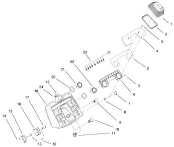 Dash Assembly Diagram and Parts List for 73542 9900001 - 9999999 Toro Lawn Tractor