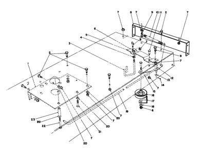 Traction Assembly Diagram and Parts List for 56170 5000001 - 5999999 Toro Lawn Tractor Accessories