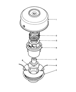 Tap And Trim Head 46-2800 (Optional) Diagram and Parts List for 51607 3000001 - 3999999 Toro Trimmer