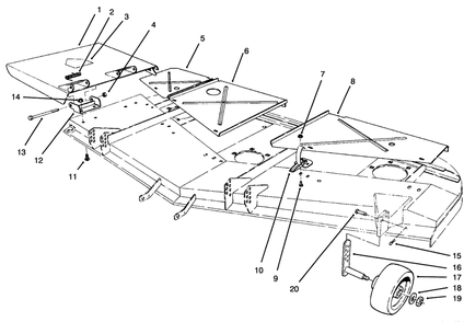 Part Location Diagram of 44-6290 Toro DISCONTINUED