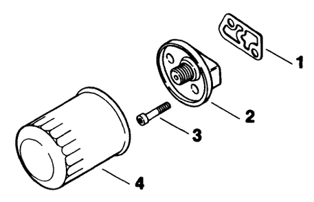 Oil Filter-Engine Model No. Mv16s-Type 56519 Diagram and Parts List for 30180 390001 - 399999 Toro Lawn Tractor Accessories