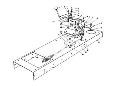 Transmission Linkage Assembly Diagram and Parts List for 56150 9000001 - 9999999 Toro Lawn Tractor