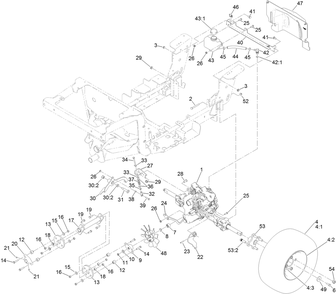 Part Location Diagram of 27-6590 Toro Spacer-Coupling, Rubber