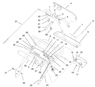 Part Location Diagram of 82-7740 Toro Decal-Proline