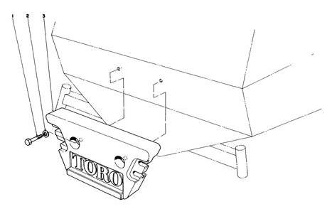 Cutting Unit Model No. 30768 (Continued) Rear Weight (Optional) Diagram and Parts List for 30718 1000001 - 1999999 Toro Lawn Tractor