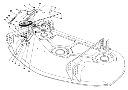 Grass Collection System Model No. 30571 (Optional) (Continued) Diagram and Parts List for 30754 7000001 - 7999999 Toro Lawn Tractor