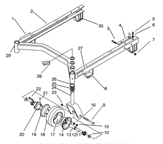 Part Location Diagram of 74-0341 Toro Cushion-Rubber