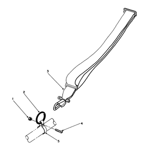 Shoulder Harness (Optional) Diagram and Parts List for 51641 7000001 - 7999999 Toro Trimmer