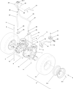 Part Location Diagram of 1-800286 Toro SCREW-HHC