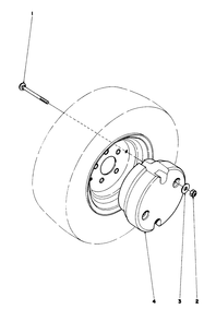 Wheel Weight Kit No. 30762 (Optional) Diagram and Parts List for 30775 600001 - 699999 Toro Lawn Tractor