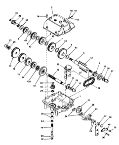 Transmission Model 770a Diagram and Parts List for 56155 6000001 - 6999999 Toro Lawn Tractor