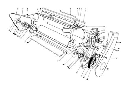 Lower Main Frame Assembly Diagram and Parts List for 38162 7000001 - 7999999 Toro Snow Blower