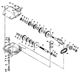 Peerless Transmission Model No. 700-039 Diagram and Parts List for 30102 0000001 - 0999999 Toro Lawn Tractor Accessories