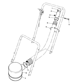 Remote Air Cleaner Kit No. 43-6940 (Optional) Diagram and Parts List for 23400 1000001 - 1999999 Toro Lawn Mower