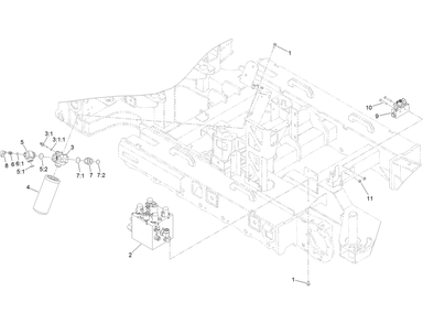Part Location Diagram of 69-1710 Toro Switch-Indicator, Electrical