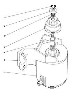 Starter Assembly Diagram and Parts List for 20715 5000001 - 5999999 Toro Lawn Mower