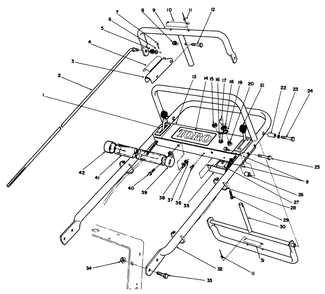 Part Location Diagram of 68-9680 Toro DISCONTINUED