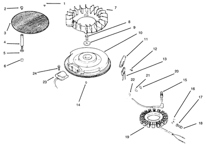 Part Location Diagram of 2416220 Toro Screen-Grass