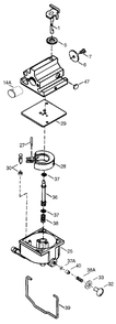 Carburetor No. 640020a Diagram and Parts List for 20060 9900001 - 9999999 Toro Lawn Mower