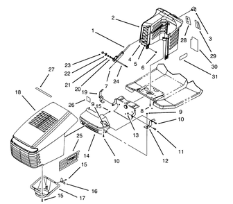 Part Location Diagram of 88-5190 Toro DISCONTINUED