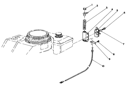 Brake Assembly Diagram and Parts List for 20581 3000001 - 3999999 Toro Lawn Mower