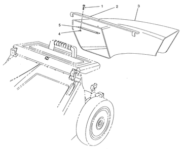 Side Discharge Chute Model No. 59112 (Optional) Diagram and Parts List for 26620BG 2000001 - 2999999 Toro Lawn Mower