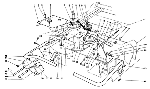 62" Blower Kit Model No. 30503 (Optional) (Continued) Diagram and Parts List for 30798 0000001 - 0999999 Toro Lawn Tractor