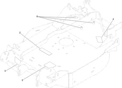Lh Wing Deck W/Decals Assembly No. 142-5475 Diagram and Parts List for 72098 413000000 - 999999999 Toro Lawn Tractor