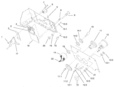 Gages, Warning Lights & Controls Diagram and Parts List for 73422 7900001 - 7999999 Toro Lawn Tractor