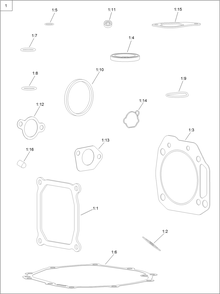 Gasket And Seal Kit Diagram and Parts List for 33522 411000000 - 411999999 Toro Trimmer