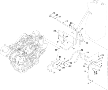 Part Location Diagram of 144-4385 Toro Sleeve-Thermal
