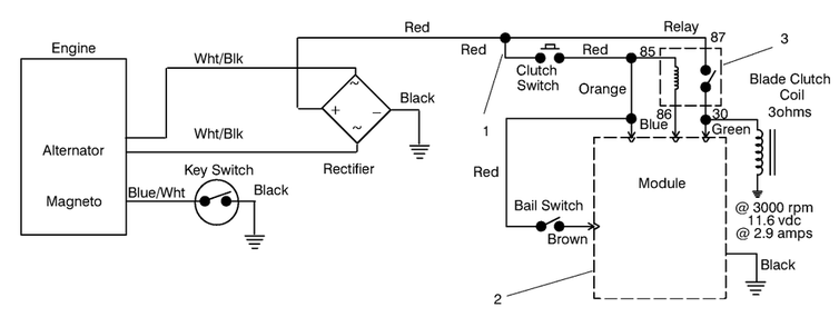 Electric Schematic Diagram and Parts List for 30165 990001 - 999999 Toro Lawn Tractor Accessories