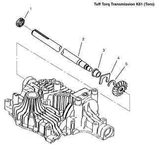 Axle Shaft Diagram and Parts List for 72070 9900001 - 9999999 Toro Lawn Tractor
