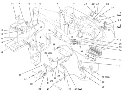 Part Location Diagram of 94-6666 Toro DISCONTINUED