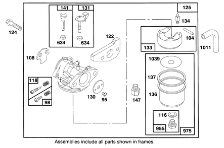 Engine Gts 150 Diagram and Parts List for 20764BC 49000001 - 49999999 Toro Lawn Mower
