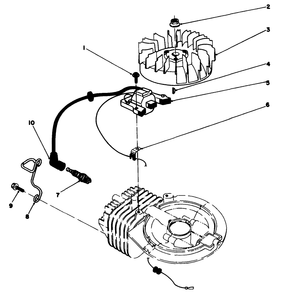 Engine Assembly Model No. 47ph7 (Continued) Diagram and Parts List for 22030 8000001 - 8999999 Toro Lawn Mower