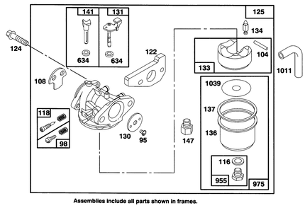 Engine Gts 150 Diagram and Parts List for 20764B 49000001 - 49999999 Toro Lawn Mower