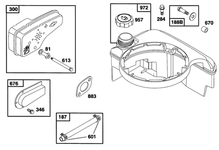 Engine Briggs & Stratton Model 12f802-0667-01 Diagram and Parts List for 20913B 69000001 - 69999999 Toro Lawn Mower