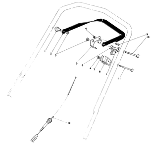 Traction Control Assembly Diagram and Parts List for 20810 4000001 - 4999999 Toro Lawn Mower