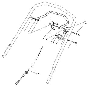 Traction Control Assembly Diagram and Parts List for 20715C 5000001 - 5999999 Toro Lawn Mower