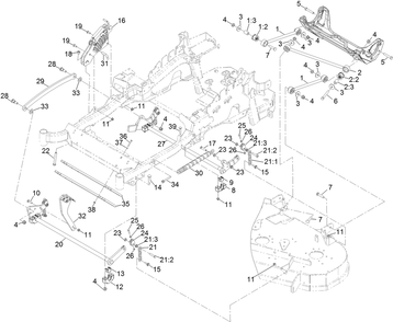 Part Location Diagram of 131-8812-01 Toro Lever-Foot