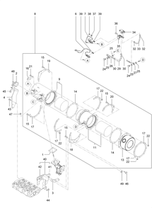 Diesel Particulate Filter (Dpf) Assembly Diagram and Parts List for 72144 413000000 - 999999999 Toro Lawn Tractor