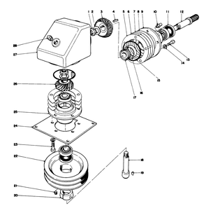 Cutting Unit Model 30710 Diagram and Parts List for 30721 300001 - 399999 Toro Lawn Mower