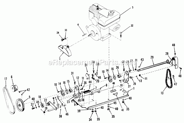 Part Location Diagram of 915111-4 Toro Nut 1/4-20