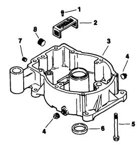 Oil Pan-Engine Model No. Mv16s-Type 56519 Diagram and Parts List for 30180 390001 - 399999 Toro Lawn Tractor Accessories