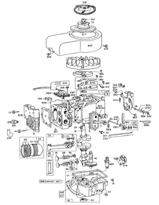 Model 190707-0626 Engine Assembly (Electric Start) Briggs & Stratton Diagram and Parts List for 55166 3000001 - 3999999 Toro Lawn Tractor